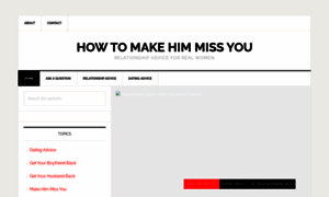 Howtomakehimmissyou.com thumbnail