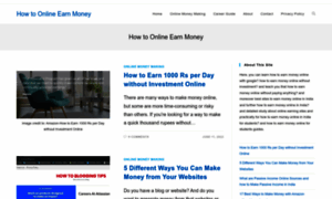 Howtoonlineearnmoney.com thumbnail