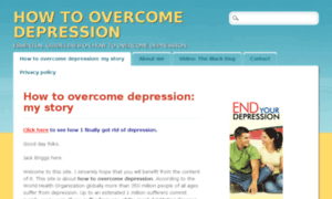 Howtoovercomedepressioninfo.org thumbnail