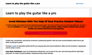 Howtoplayguitarlikeapro.com thumbnail