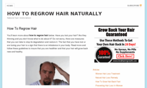 Howtoregrowhairnaturally.org thumbnail