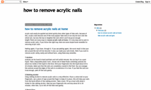 Howtoremoveacrylicnails101.blogspot.com thumbnail