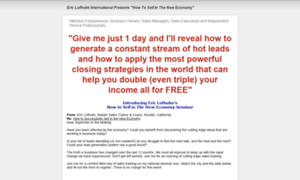 Howtosellintheneweconomy.com thumbnail