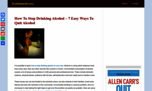 Howtostopdrinkingalcohol.net thumbnail