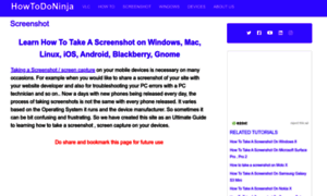 Howtotakescreenshot.net thumbnail