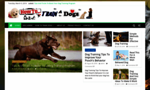 Howtotrainadogs.com thumbnail