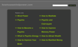 Howtousemindpower.com thumbnail