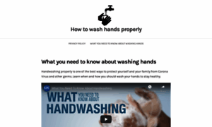 Howtowashhandsproperly.com thumbnail