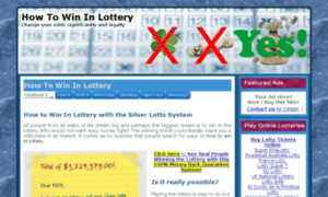 Howtowininlottery.com thumbnail