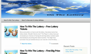 Howtowinonthelottery.com thumbnail