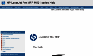 Hp-laserjet-pro-mfp-m521-series.printerdoc.net thumbnail
