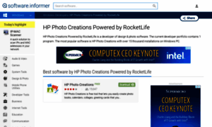 Hp-photo-creations-powered-by-rocketlife.software.informer.com thumbnail