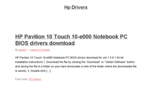 Hpdrivers4.com thumbnail