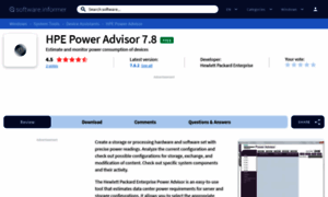 Hpe-power-advisor.software.informer.com thumbnail