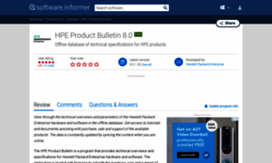 Hpe-product-bulletin.software.informer.com thumbnail