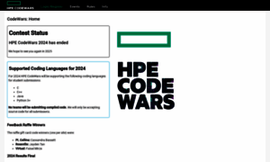 Hpecodewars.org thumbnail