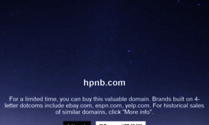 Hpnb.com thumbnail