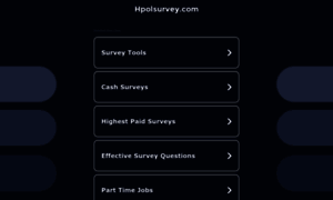 Hpolsurvey.com thumbnail