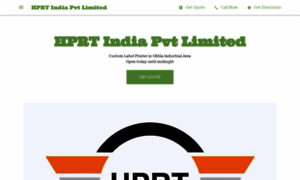 Hprt-india-pvt-limited.business.site thumbnail