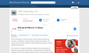 Hsc-chemistry.software.informer.com thumbnail