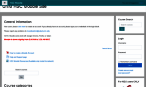 Hscmoodle.health.unm.edu thumbnail