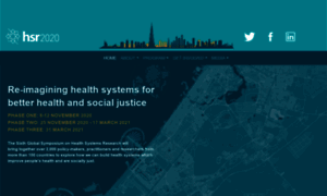 Hsr2020.healthsystemsresearch.org thumbnail