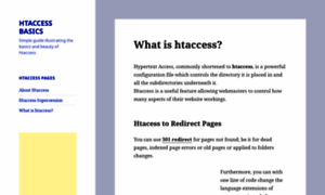 Htaccessbasics.com thumbnail