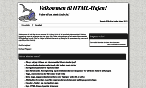 Html-hajen.dk thumbnail