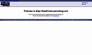 Html2wml.sourceforge.net thumbnail