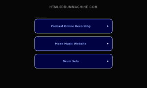 Html5drummachine.com thumbnail