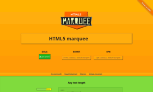 Html5marquee.com thumbnail