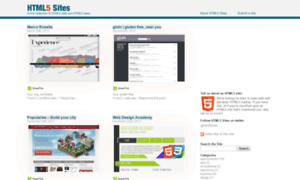 Html5sites.com thumbnail