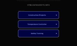 Htmldatasheets.info thumbnail