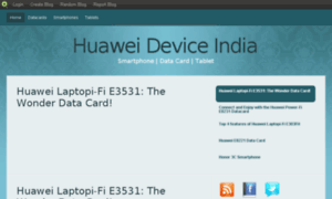 Huaweideviceindia.blog.com thumbnail
