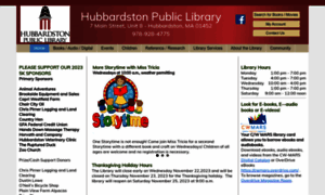 Hubbardstonpubliclibrary.org thumbnail