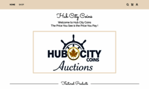 Hubcitycoins.com thumbnail