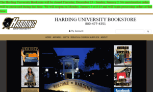Hubookstore.harding.edu thumbnail