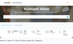 Hubspot.uservoice.com thumbnail