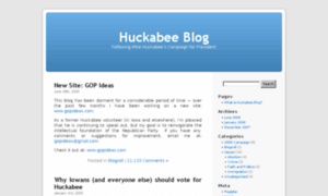 Huckabeeblog.com thumbnail
