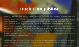 Huckfinn-jubilee.com thumbnail