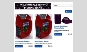 Huckleberry-rakes.dpdcart.com thumbnail