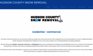 Hudsoncountysnowremoval.com thumbnail