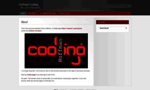 Huffmancoding.com thumbnail