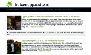 Huizenoppassite.nl thumbnail