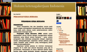 Hukumketenagakerjaanindonesia.blogspot.com thumbnail