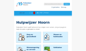Hulpwijzerhoorn.nl thumbnail