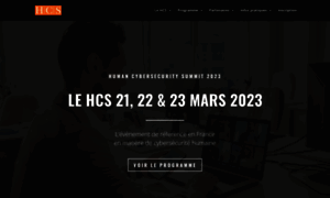 Human-cybersecurity-summit.fr thumbnail