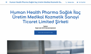 Human-health-pharma-saglk-ilac-uretim-medikal.business.site thumbnail