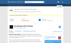 Human-pin-code-calculator.software.informer.com thumbnail