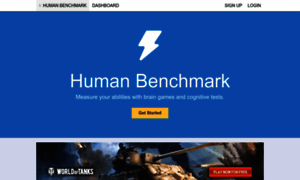 Humanbenchmark.com thumbnail